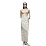 Romantic  Embroidered Strap Dress