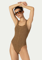 HAILEY MOCA/SUGAR STRIPE