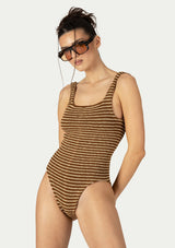 HAILEY MOCA/SUGAR STRIPE