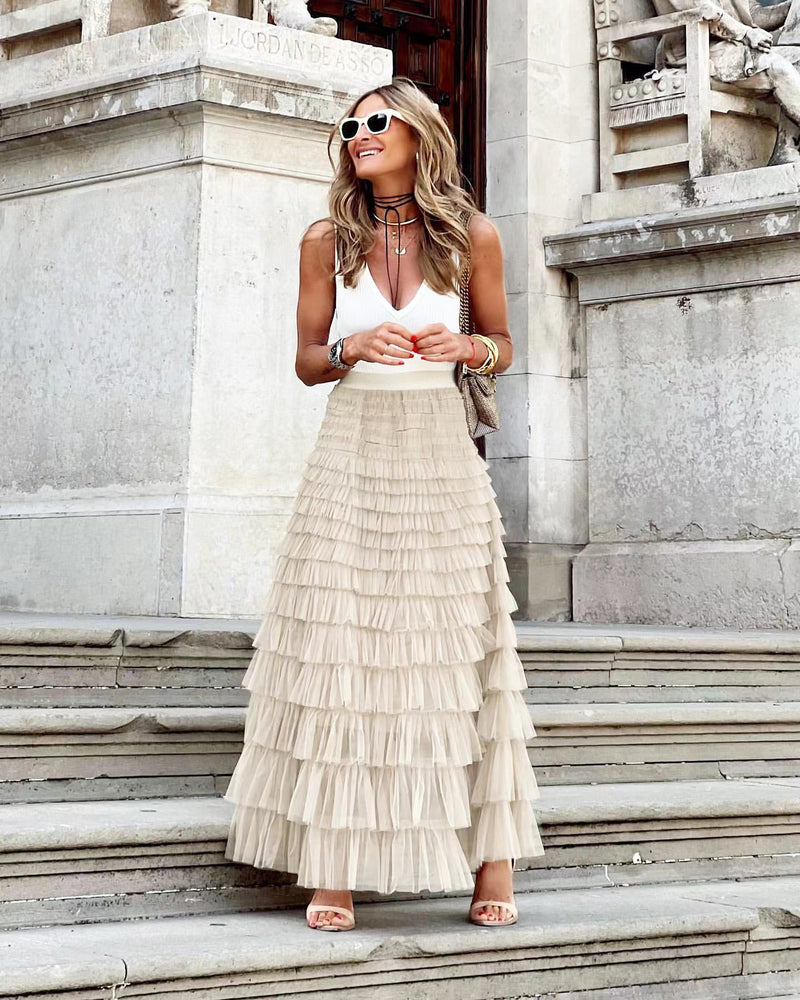 Sarah || Layered Ruffles Cake Skirt