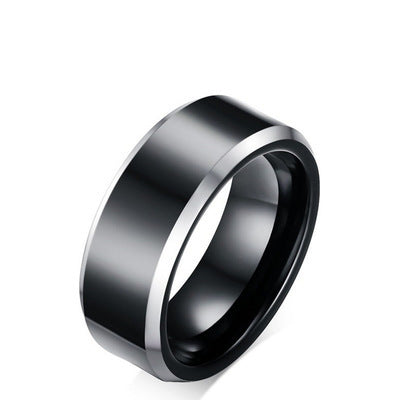 Titanium ring men's ring