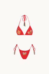BEADED KINI SET - BUTTERFLY