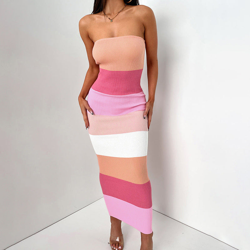 Colour Blocking Dress