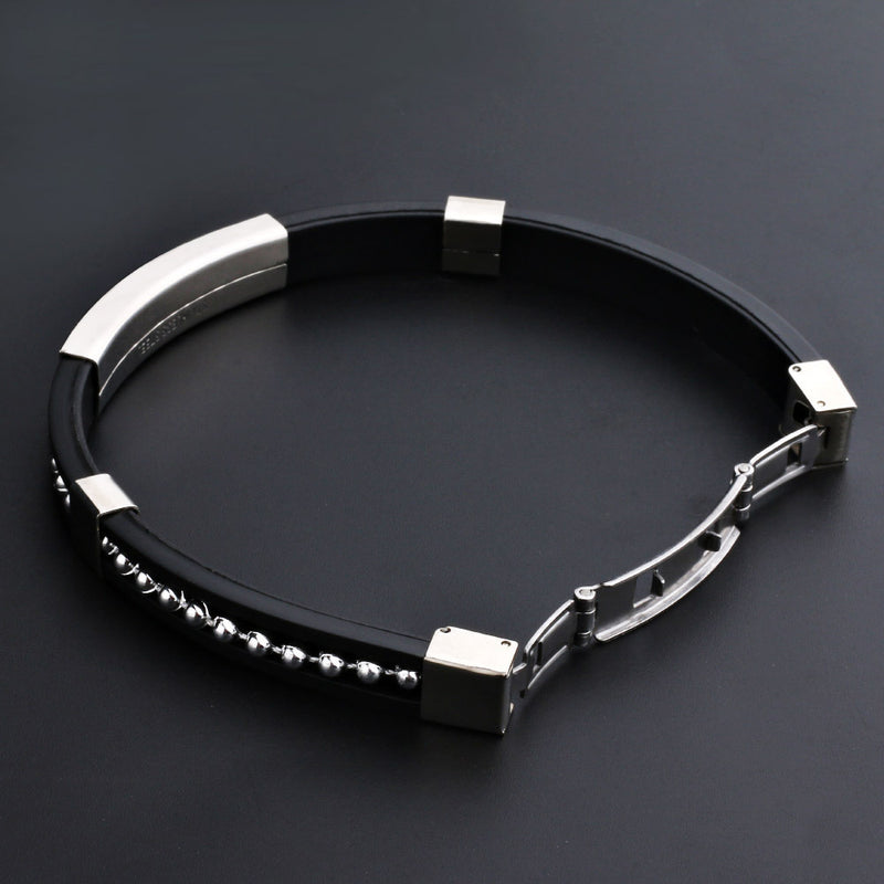 Simple Stainless Steel Men's Bracelet