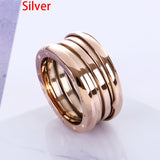 Titanium Steel Rose Gold Ring