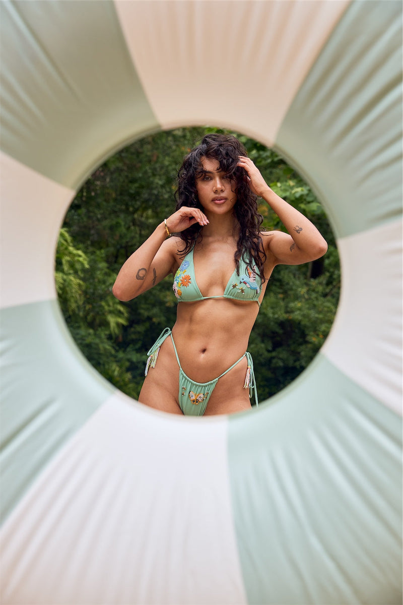 BEADED KINI SET - MOCKINGBIRD