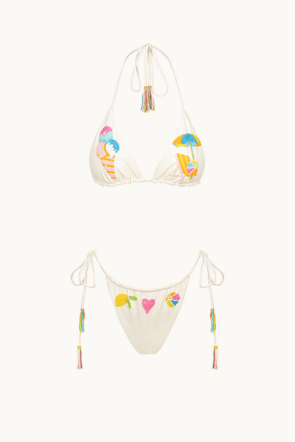 BEADED KINI SET GELATO