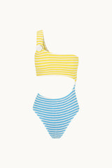 OCEANIA MAILLOT SUNSHINE & AZURE STRIPE