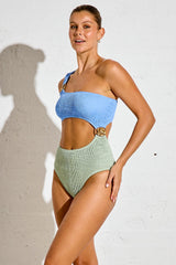 HIBISCUS MAILLOT - CORNFLOWER & SAGE