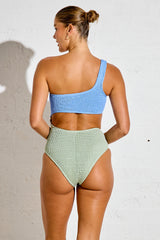 HIBISCUS MAILLOT - CORNFLOWER & SAGE