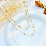 Double-layer Pearl Necklace