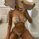 Women Larger Cups Swimwear Bikini Set