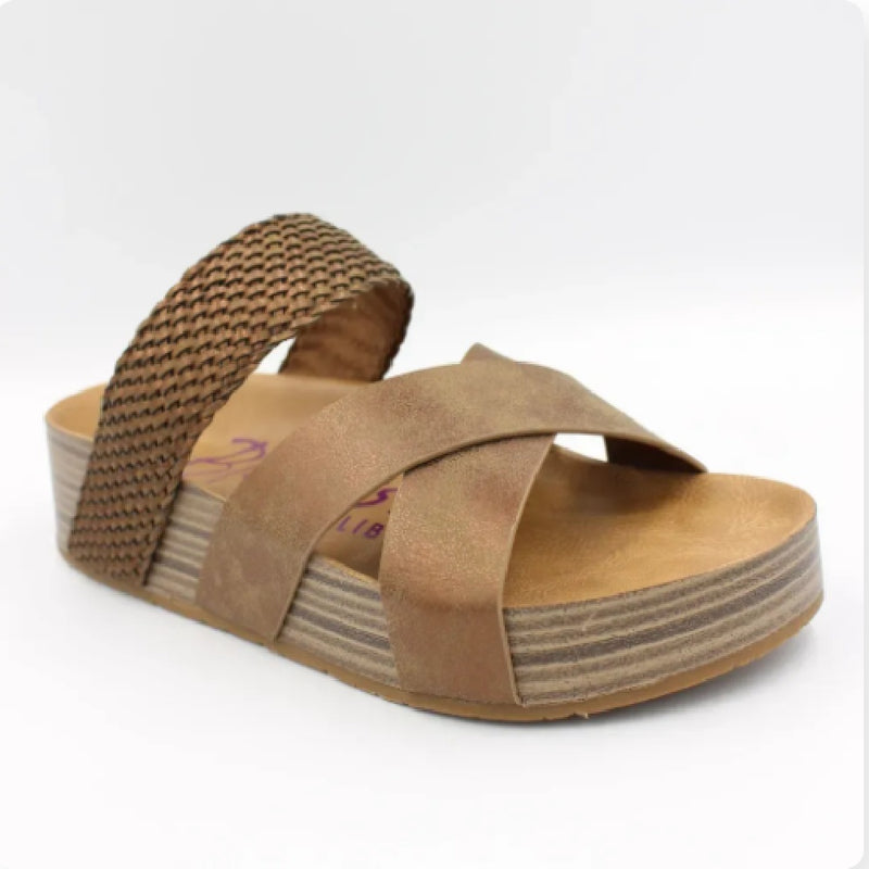 Casual Woven Solid Colour Sandals