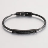 Titanium Steel Cable Fashion Steel Wire Openable Bracelet