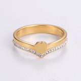 Heart Stainless Steel Ring