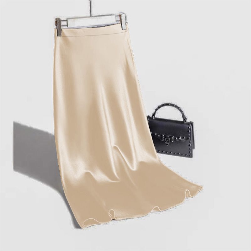 Silky Satin A line Skirt