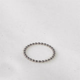 Solid Bead Stackable Ring