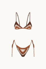 COCO CROCHET KINI ESPRESSO