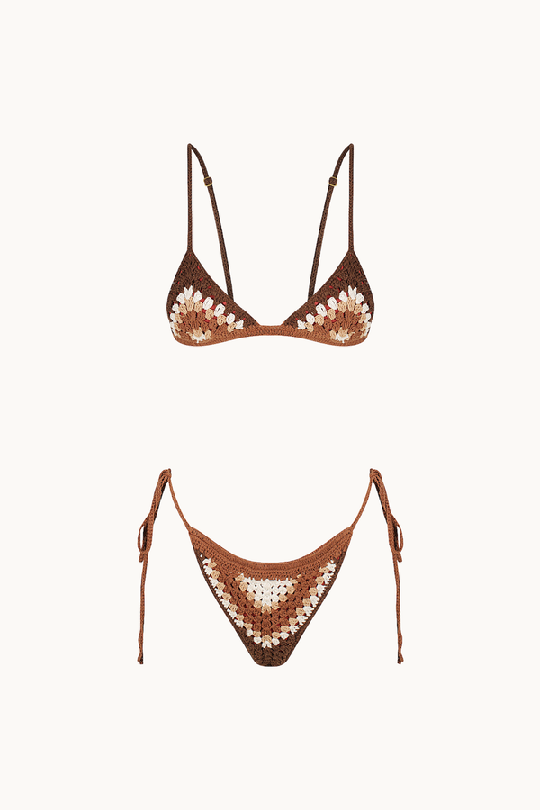 COCO CROCHET KINI ESPRESSO