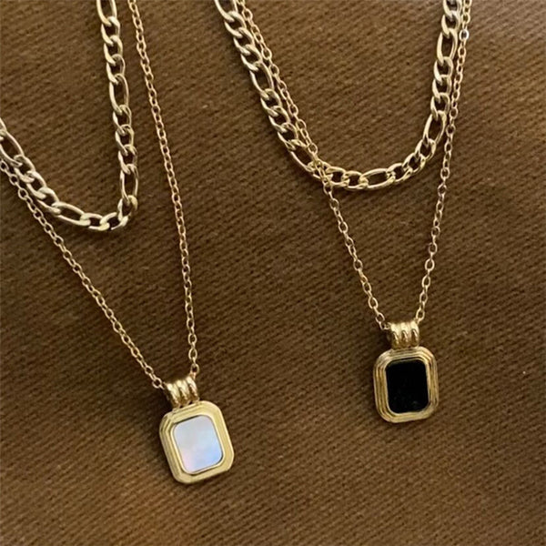 Light Luxury High-end White Mother-of-pearl Necklace