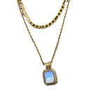 Light Luxury High-end White Mother-of-pearl Necklace