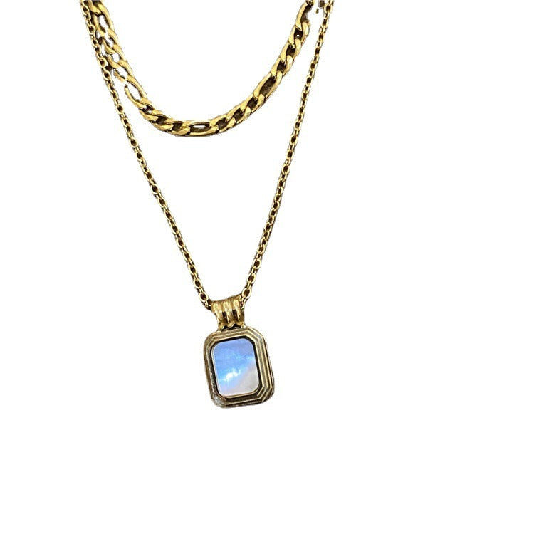 Light Luxury High-end White Mother-of-pearl Necklace