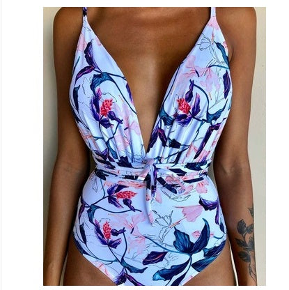 One Piece Swimsuit Backless Monokini Swimwear Women