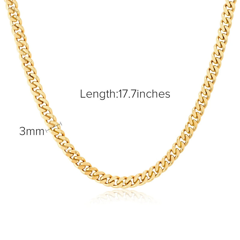 High Sense Gold Plated Stainless Steel Necklace Light Luxury