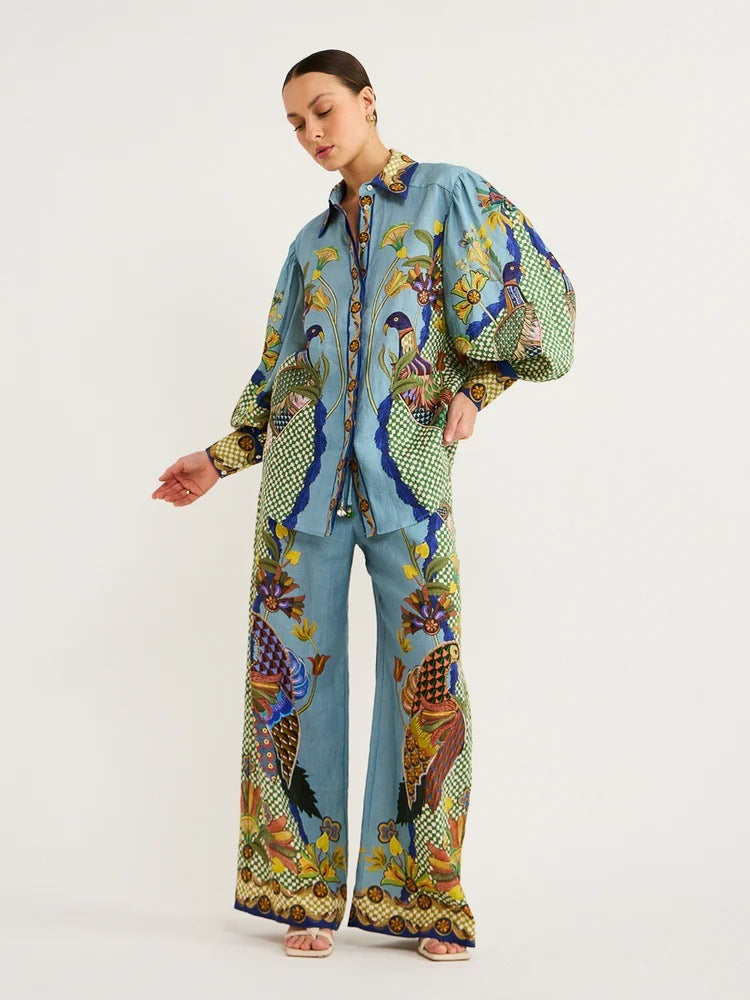 Casual Pants Suit