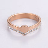 Heart Stainless Steel Ring