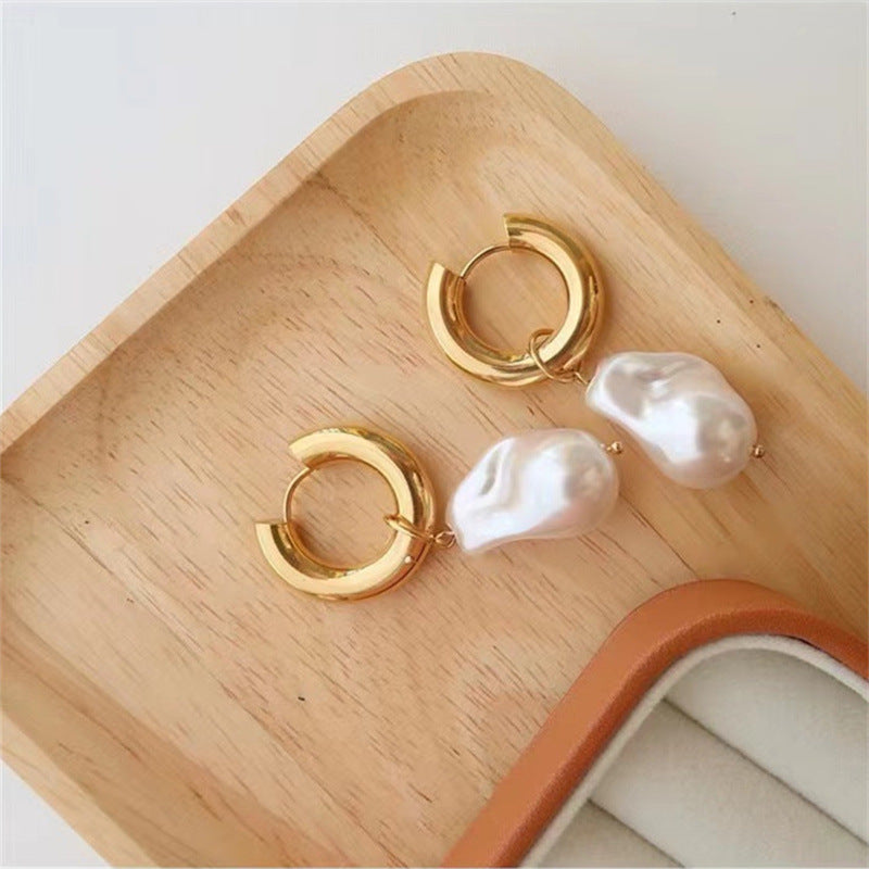 Baroque Pearl Earrings