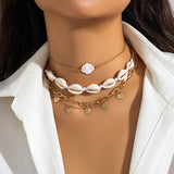 Beaded Beach Pearl Necklace