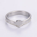 Heart Stainless Steel Ring