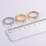 Heart Stainless Steel Ring