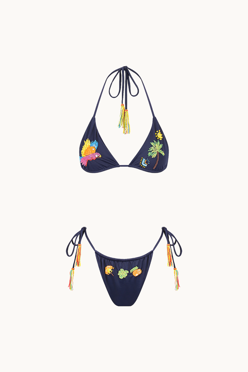 BEADED KINI SET TROPICANA