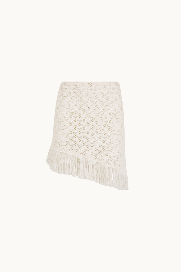 KALANAI CROCHET SKIRT - CREAM