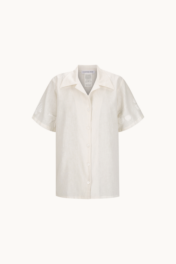 MIKI LINEN SHIRT - IVORY