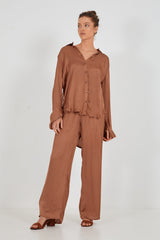 AMELIE  PANT - HAZELNUT