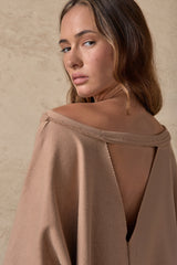FINLEY SWEATER - ALMOND