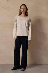 FINLEY SWEATER - OAK