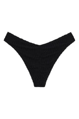 Montce | Black Crochet Lulu (Zig Zag Stitch) Bikini Bottom