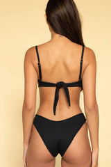 Montce | Black Rib Lulu Bikini Bottom