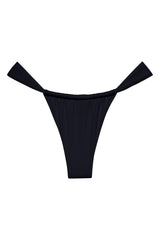Montce | Black Rib Sandra Bikini Bottom