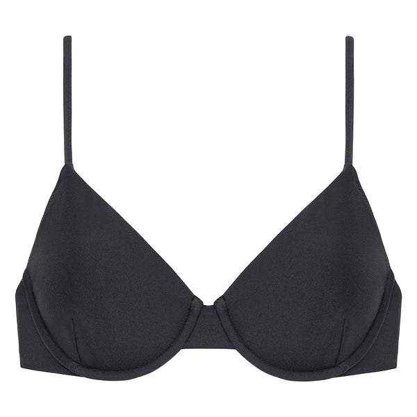 Charcoal Dainty Bikini Top