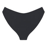 Charcoal Added Coverage Lulu (Zig-Zag Stitch) Bikini Bottom