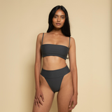 Charcoal Summer Variation Bikini Top