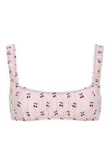 Cherries Zoe Bikini Top