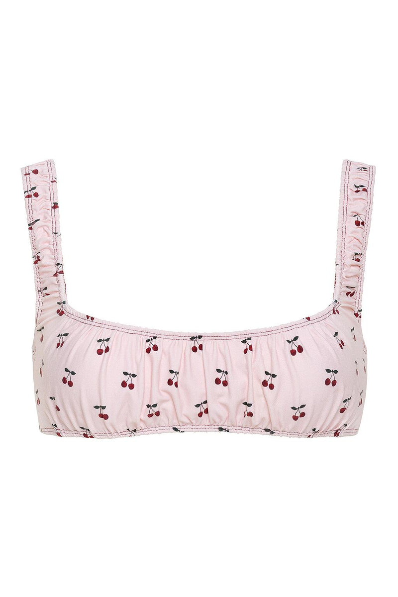 Cherries Zoe Bikini Top
