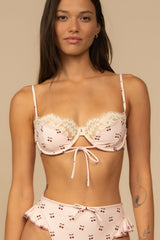 Cherries Lena Bikini Top
