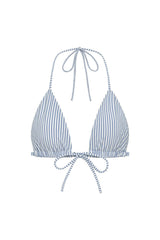 Classic Blue Stripe Emma Bikini Top